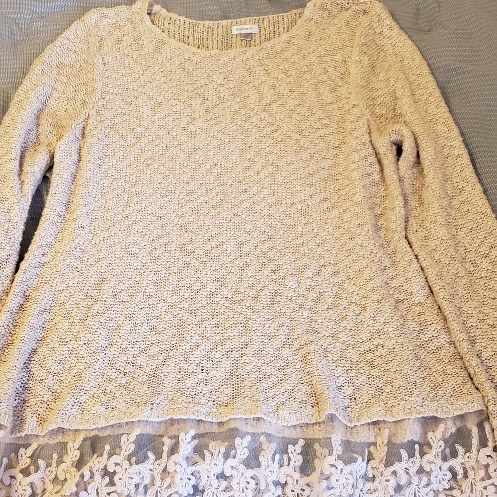 Cream sweater